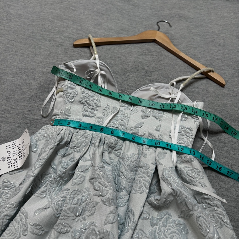 FOR LOVE & LEMONS sz XS Lydia Party Dress in Ice Blue - Picture 15 of 16